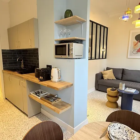 Appartement Charming Flat - 5 Min From Metro And Canal